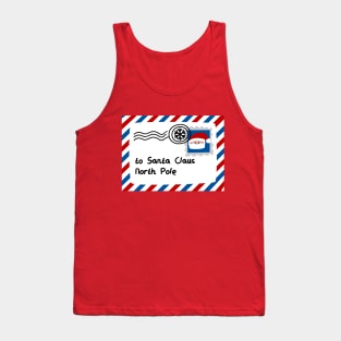 Letter To Santa Claus Tank Top